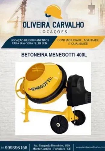Betoneira (LOCAÇÕES )