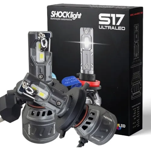  Lâmpada Ultra Led H4 Shocklight S17 Nano 6000k 10000lm
