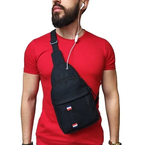 Shoulder Bag Mini bag Bolsa Pochete Ombro Transversal saida para fone ouvido