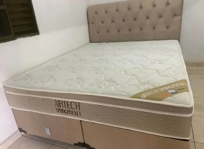 cama ortobom base+colchão[queem]