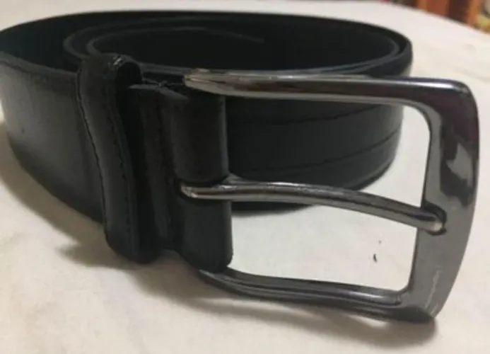 Cinto Couro Preto Fascar TAM. P (85cm)