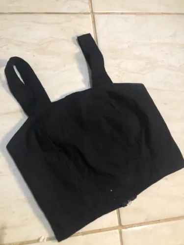 Cropped preto 