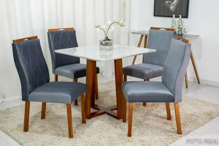Receba antes do natal! Mesa 4 Lugares Pronta entrega 06 - Agende sua entrega! FUR 