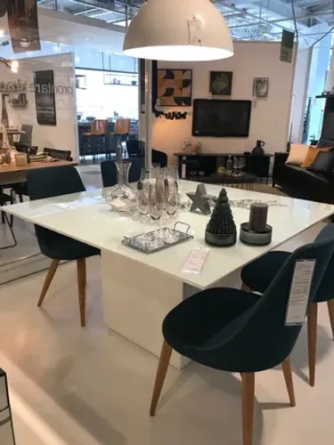 *** baixou o preço *** Mesa Vidro Tok & Stok Mostruário 