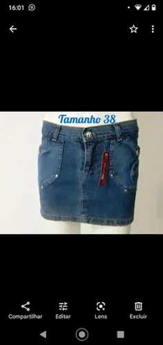 Mine saias jeans e shorts tamanho 38