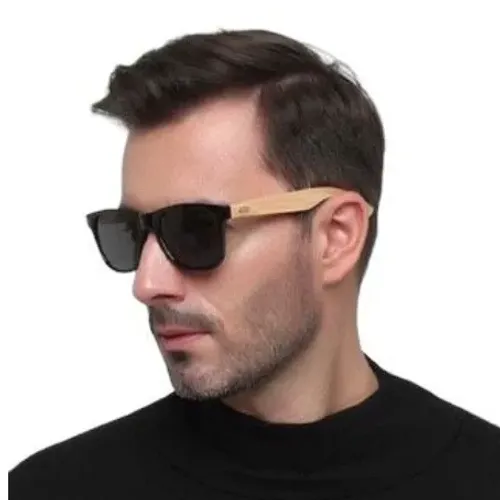 "Óculos de Sol Ray Ban Justin Madeirado Bambu: Elegância Natural com Proteção UV400 "