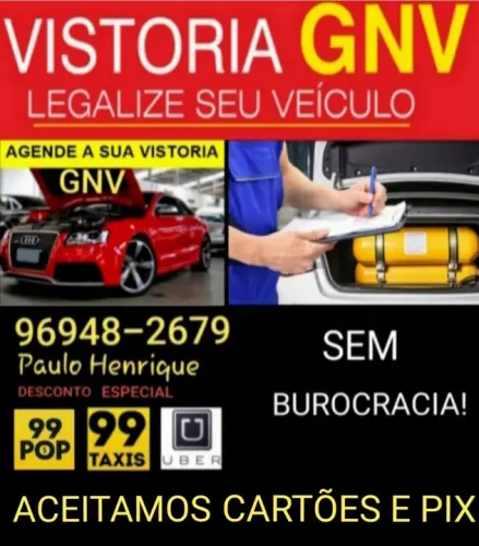 Vistoria GNV - Legalize seu veículo