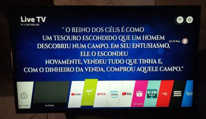 Tv smart LG 43 polegadas Aí thinq 