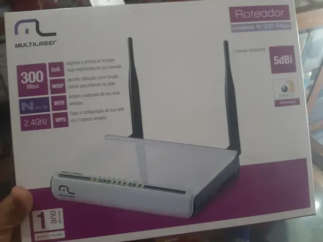 Roteador Multilaser Lacrado 2 Antenas