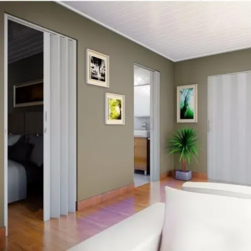Porta Sanfonada PVC 210cmx80cm varias cores 