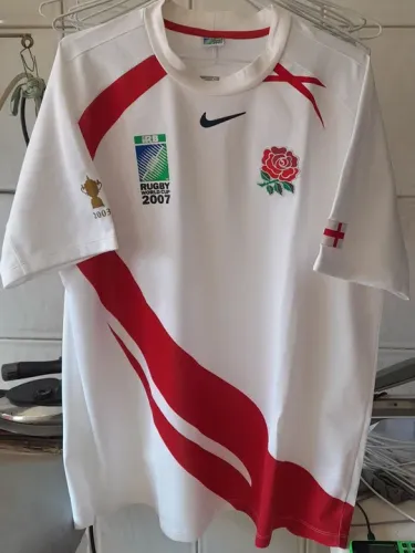 CAMISA SELECAO INGLATERRA NIKE RUGBY MUNDIAL 2007 FRETE GRATIS