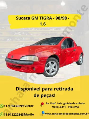 Sucata GM TIGRA - 98/98 - 1.6