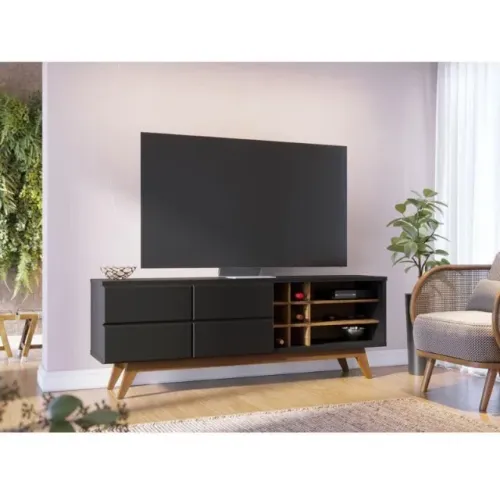 Rack Para Tv até 80 Polegadas Preto