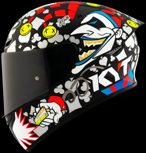 Capacete KYT TT-COURSE RICCARDO ROSSI 2022 REPLICA Brilhante