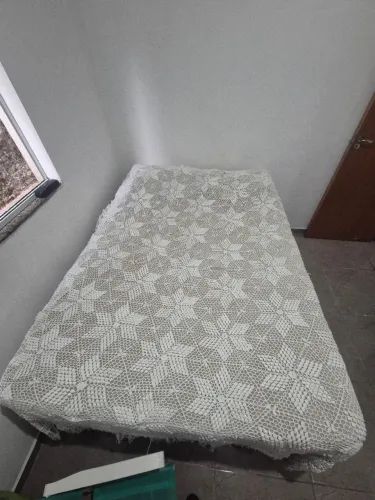 Colcha crochê casal