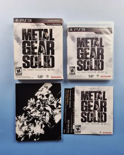 Metal Gear Solid: The Legacy Collection PS3 (Completo + Slipcase + Artbook)