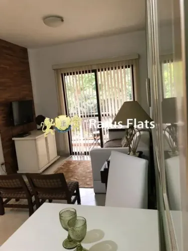 Flat para alugar na Vila Nova Conceição - Edifício Contemporâneo