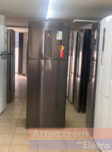 Geladeira Electrolux Black Inox 480L  "Zero"