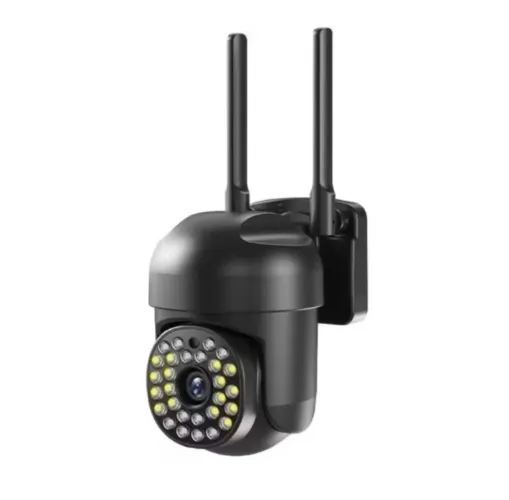 Camera residencial prova d'água IP66 wi-fi jortan 28 led alarme