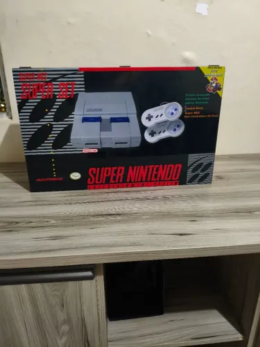 Caixa Super Nintendo em MDF - Modelo Super Set