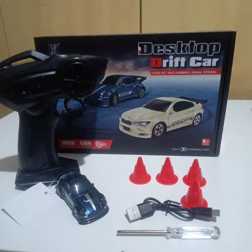  Carrinho Drift 1:64 Controle remoto 