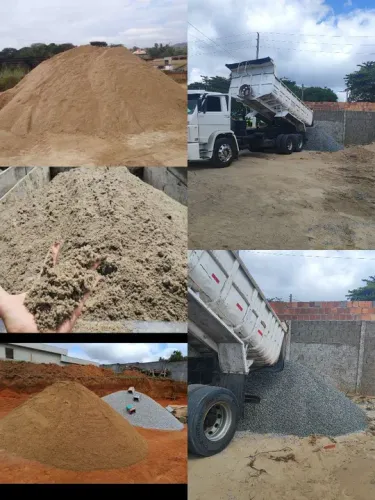 Areia  e brita
