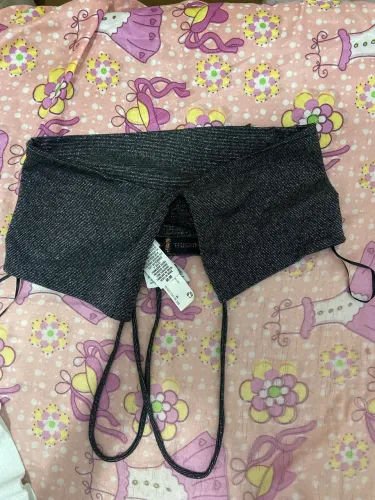 TOP PRETO DE BRILHO 
