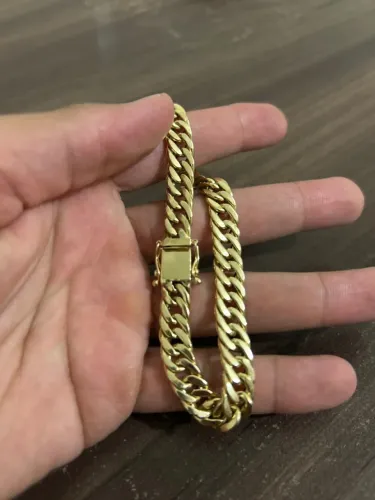 Pulseira nova ouro 18k