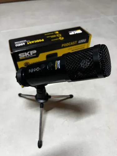 Microfone Condensador USB SKP