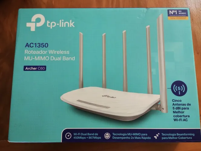 Roteador Wireless Dual Band AC1350 - Archer C60