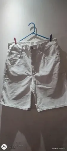 Bermuda masculina Branco - Tamanho 48
