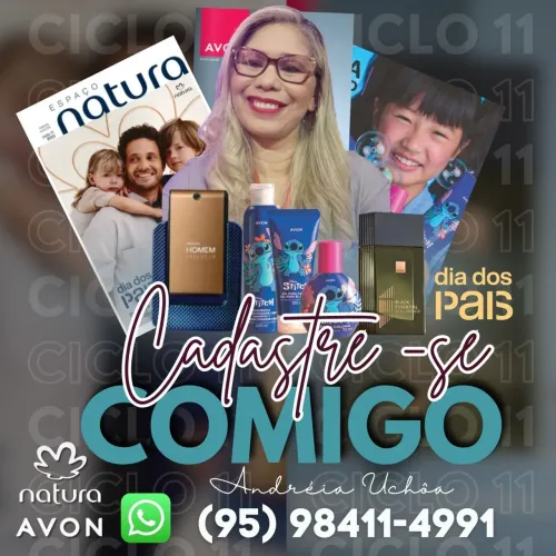 Venha ser revendedora natura e Avon 