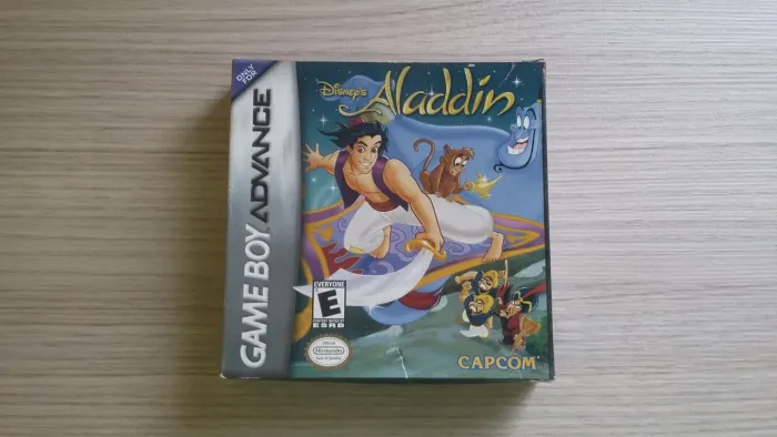 Aladdin Completo 100% Original para GBA | Jogo Raro