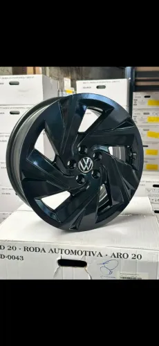 Rodas Nivus/TCross black aro16 novas em até 10x de R$323,00 no cartão de crédito