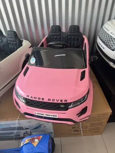 Carro Elétrico Infantil Range Rover Rosa Premium A Pronta Entrega 
