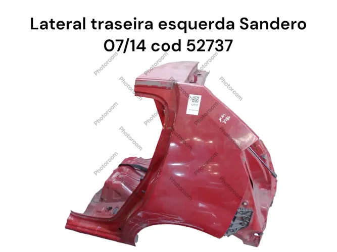 Lateral traseira esquerda Sandero 07/14