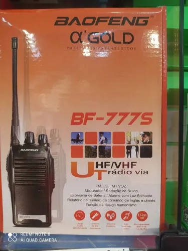 Rádio Comunicador Baofeng BF-777S UHF/VHF