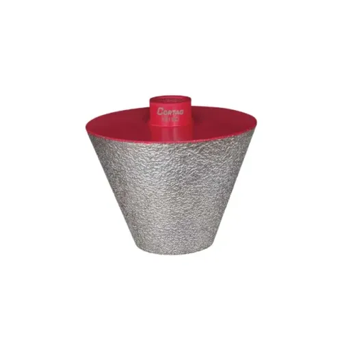 Fresa Diamantada Cônica Porcelanato M14 35mm a 75mm Cortag 60215