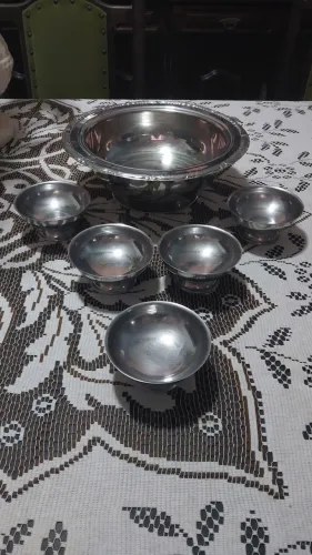 Jogo de 6 Peças de inox para Sobremesa