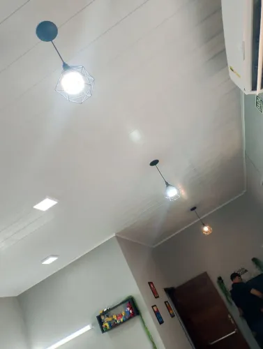 Forro de pvc já entrego estalado zap *