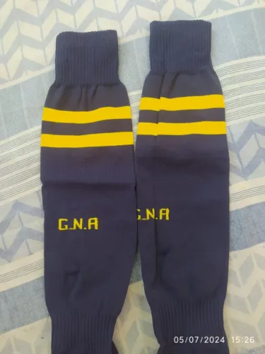 meião azul marinho