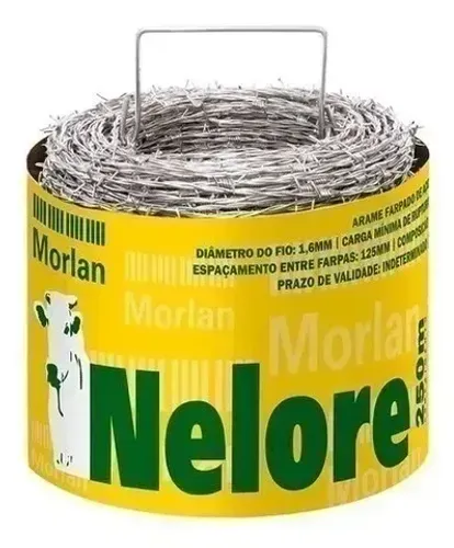 Arame farpado Nelore 250 m Morlan