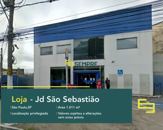 Loja para locação em São Paulo no Jardim São Sebastião
