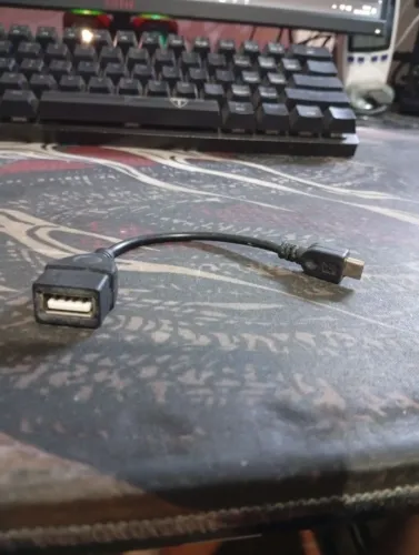 Cabo adaptador v8 x usb