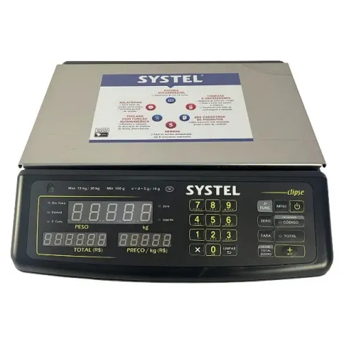 Balança Eletrônica Systel Clipse 30kg 