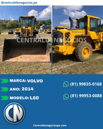 PÁ CARREGADEIRA VOLVO - L60 / 2014
