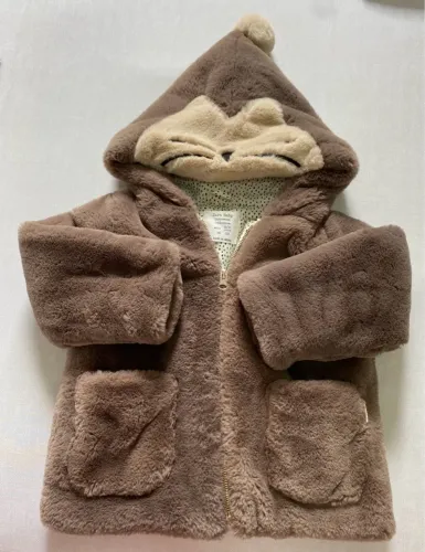 Casaco Infantil ZARA Baby com Capuz de Animal