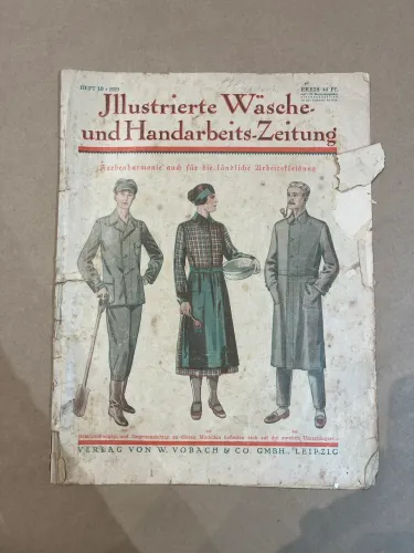 Revistas de moda 1920 Relíquias colecionador