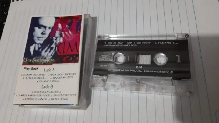 fita Cassete KIM - Um Sentimento - MK Publicitá