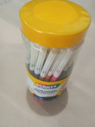 Canetas hidrográficas 50 cores